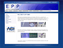 Tablet Screenshot of epp-germany.com